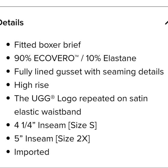 Ugg Alexiah Boy Short- Nimbus - Picture 5 of 7